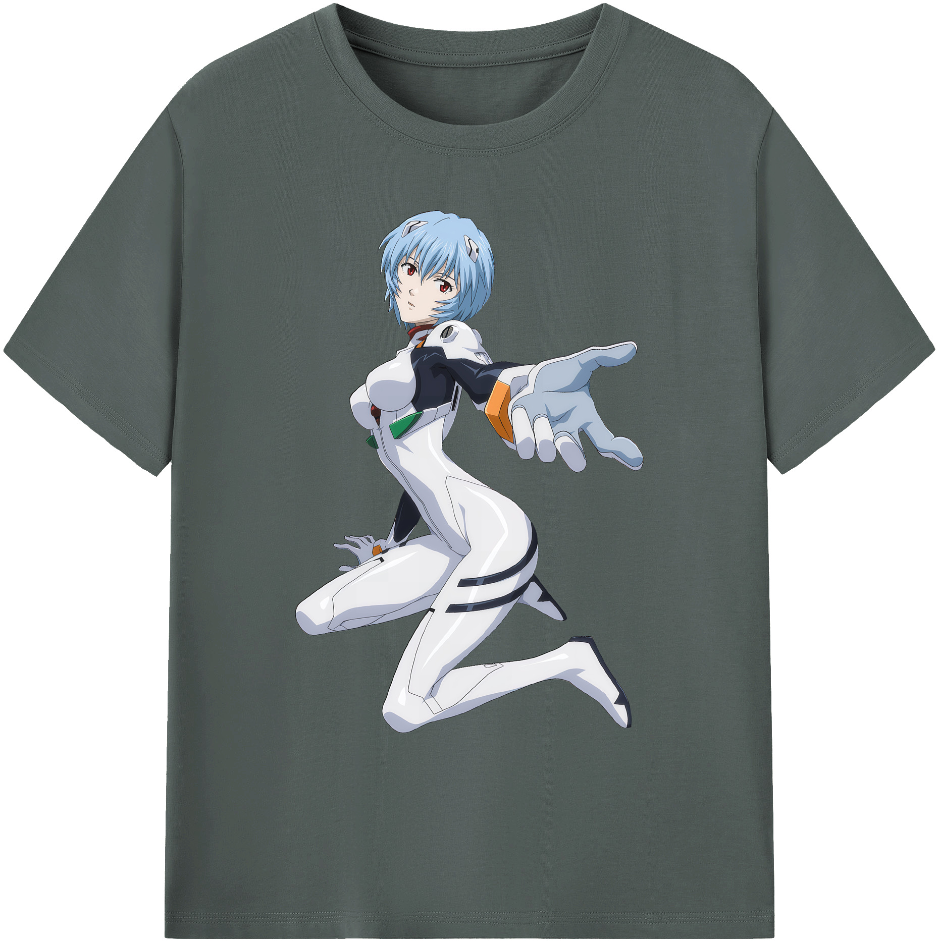 （画像用） EVA 新世紀エヴァンゲリオン 綿100％ メンズ半袖Tシャツ｜肌触りやわらか＆通気性
